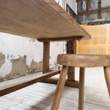 2m elm monastery table
