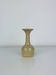 Beige ceramic vase, flared neck, vintage