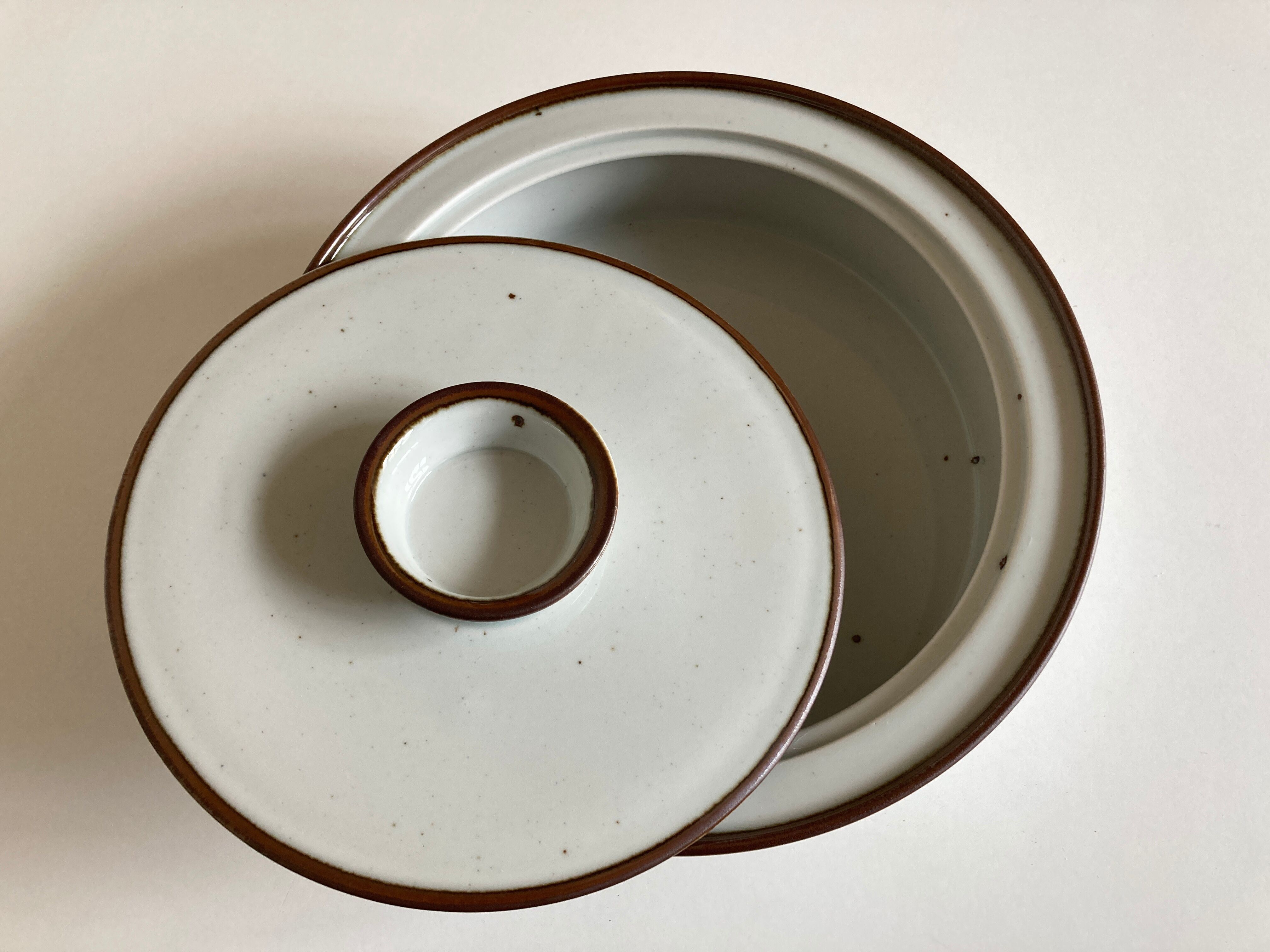 Plat couvert XXL Dansk Design grès 1970 Denmark