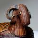 Vintage Woven Bamboo/Rattan Ram Box Shanghai Handicrafts China 70s