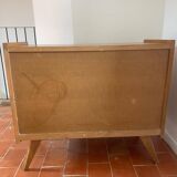 Vintage chest of drawers with compass feet