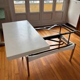 White modular designer coffee and side table by Joseph André Motte.