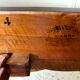 Old wooden bed nineteenth century rocaille style sign camus clermont ferrand