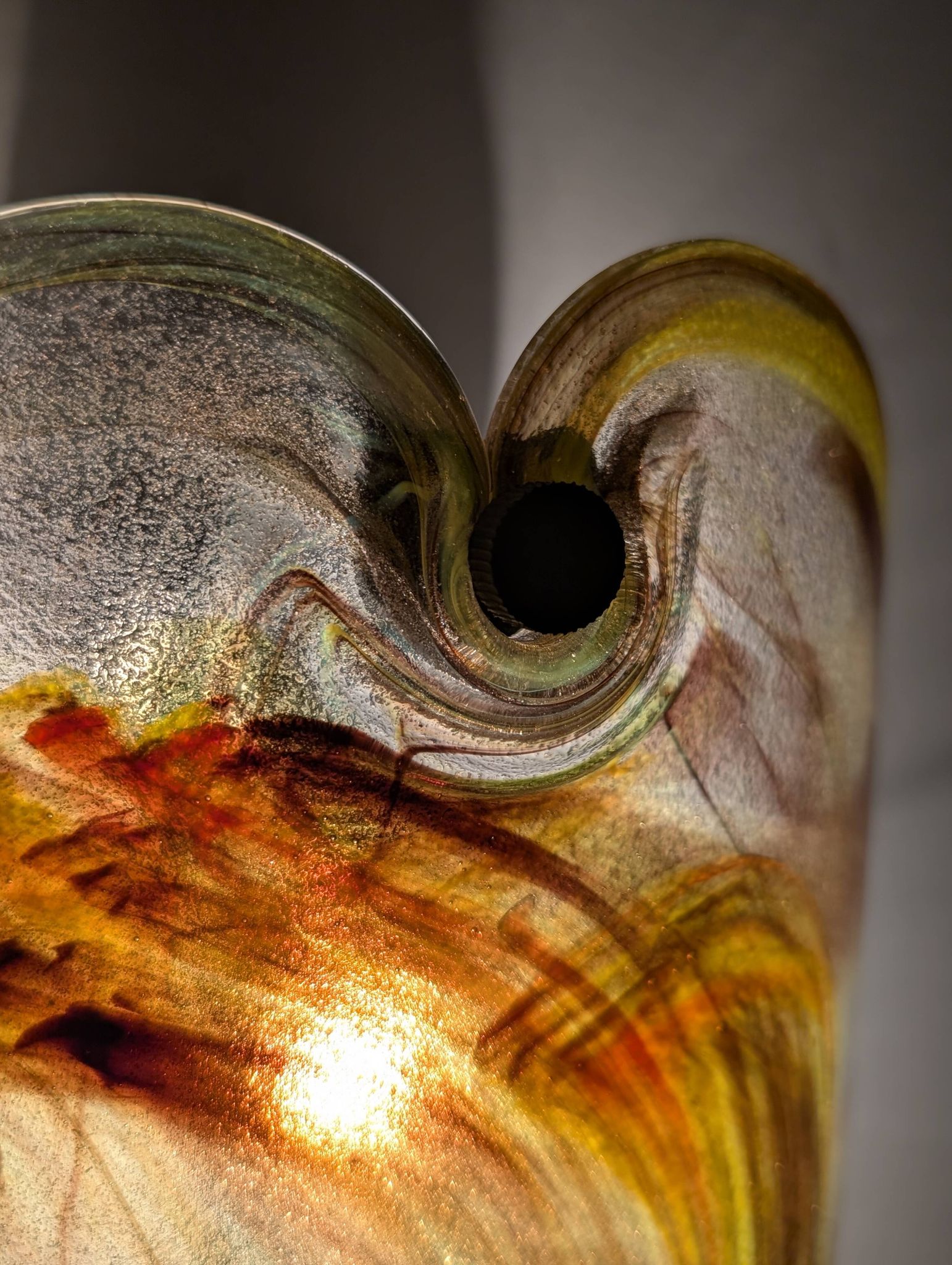 Holmegaard glass wall lamp by Per Lütken, Denmark, 1970s