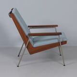 Vintage armchair model 2520 by Gelderland, blue upholstery, 1960s