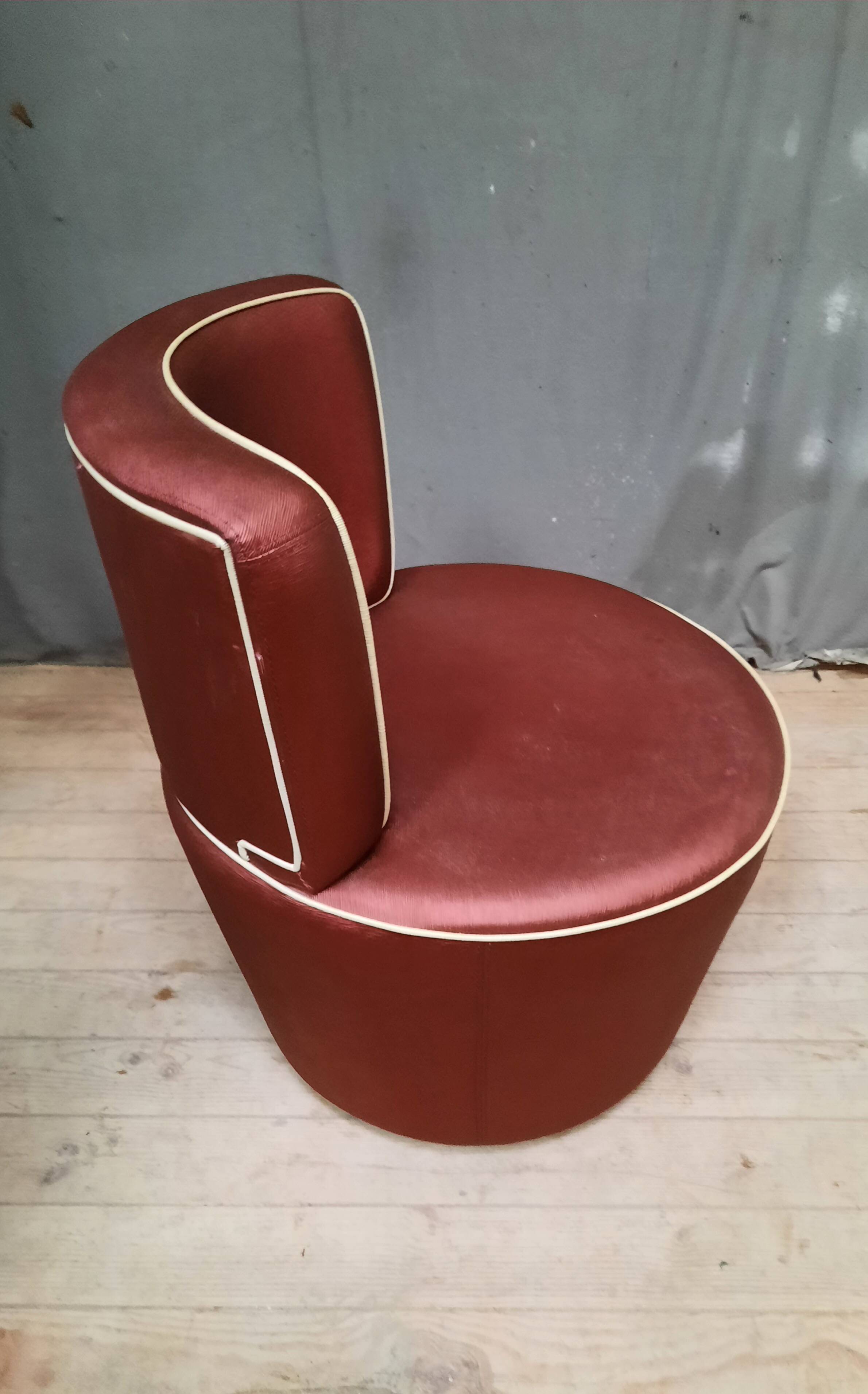 Vintage red armchair
