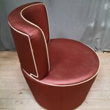 Vintage red armchair