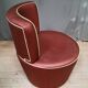 Fauteuil vintage rouge
