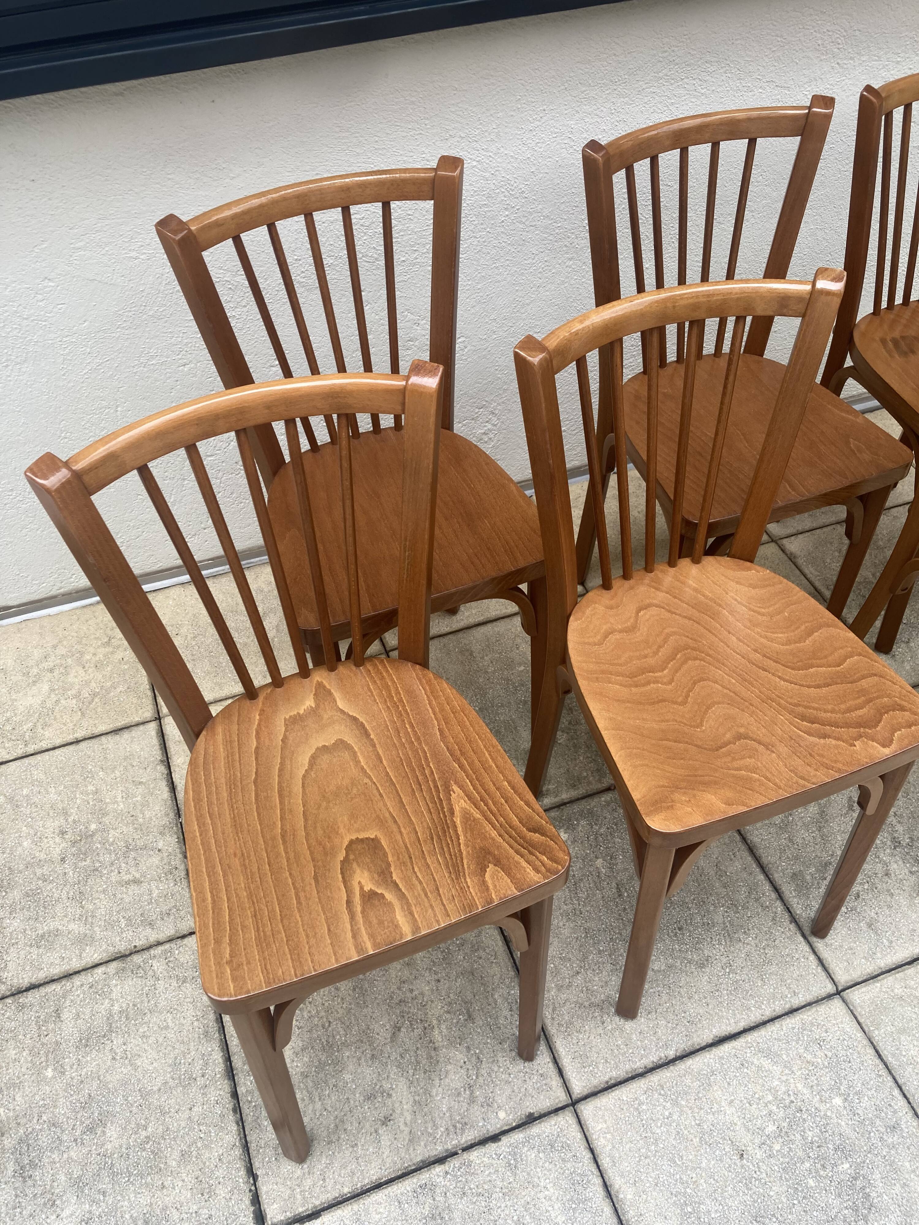 6 Baumann bistro chairs