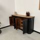 Corner sideboard, 1900s completely restored