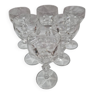 6 verres en cristal villeroy