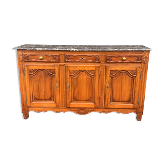 Sideboard three doors in 18th century cherry