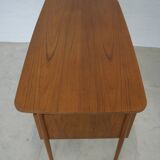 Danish Teak Desk By Gunnar Nielsen For Tibergaarden.