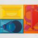 Original lithograph on paper Al Held, Jewel of Dalmatia, 1991