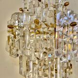 Kinkeldey wall lamp crystal gilding structure, 1970