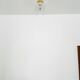 Brass and Glass Flush Light by Glashütte Limburg