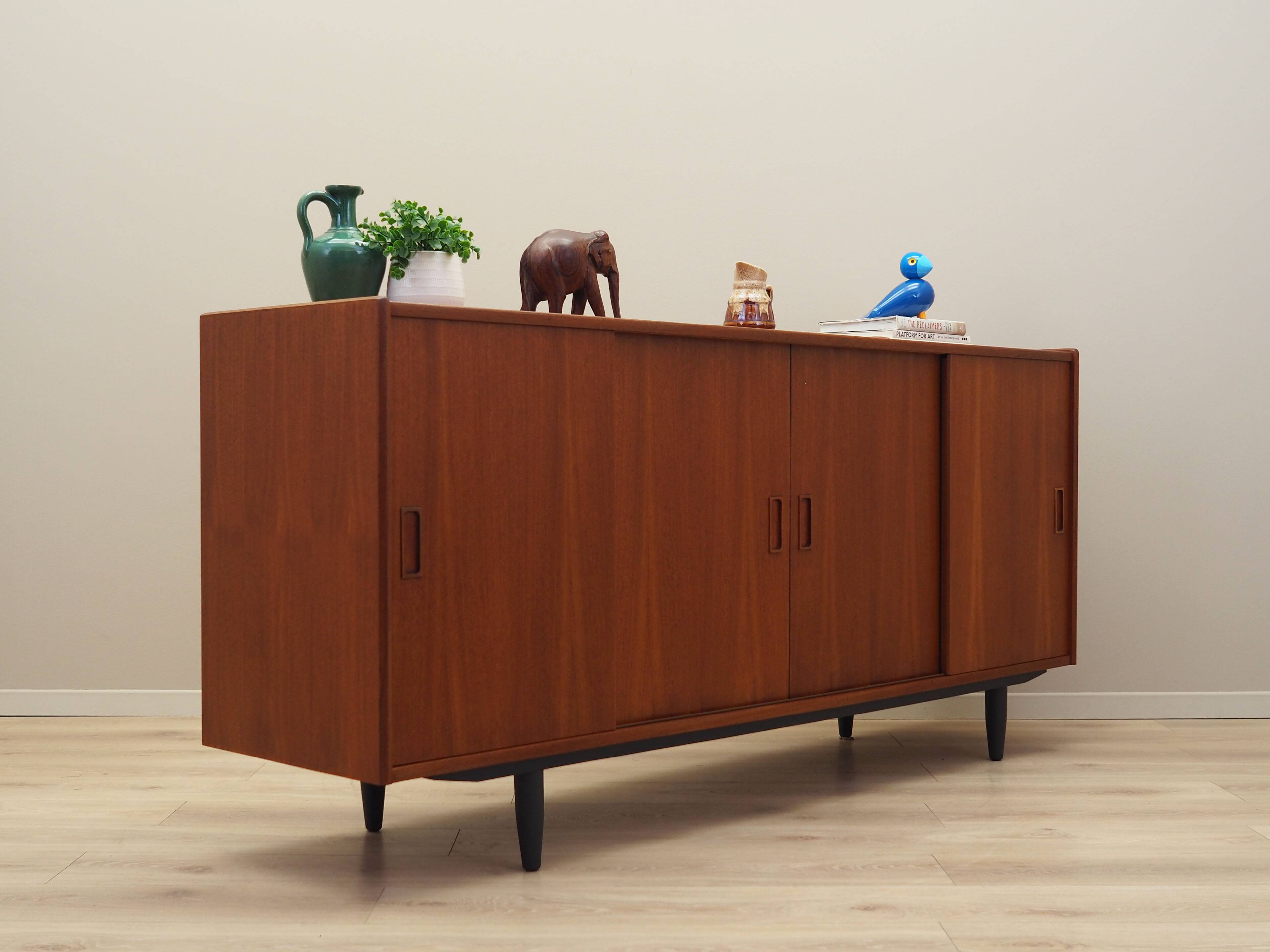 Teak sideboard, Danish design, 1970s, production: Westergaard