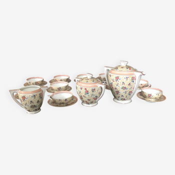 Louroux Foecy porcelain tea set