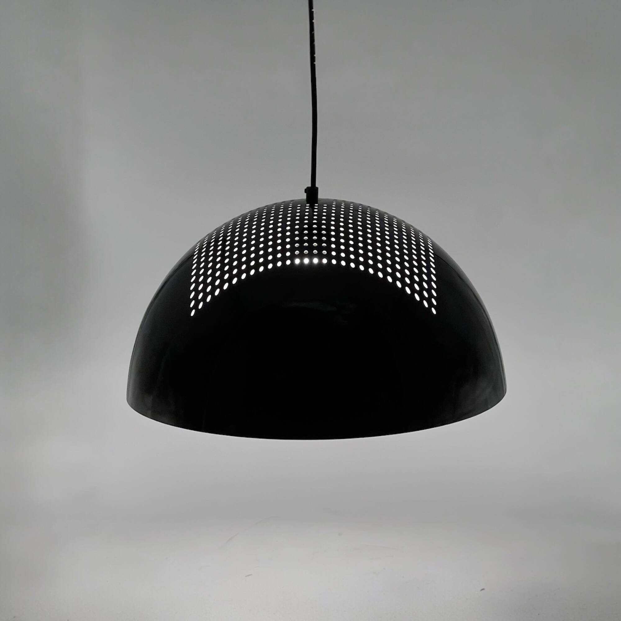 Rare Hanging Lamp by Piuluce Vicenza - Minimalistic Design Made in Italy, 1980s