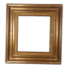 Frame wood hollow edges gilding gold leaf 44x41 cm, foliage 28x26 cm SB