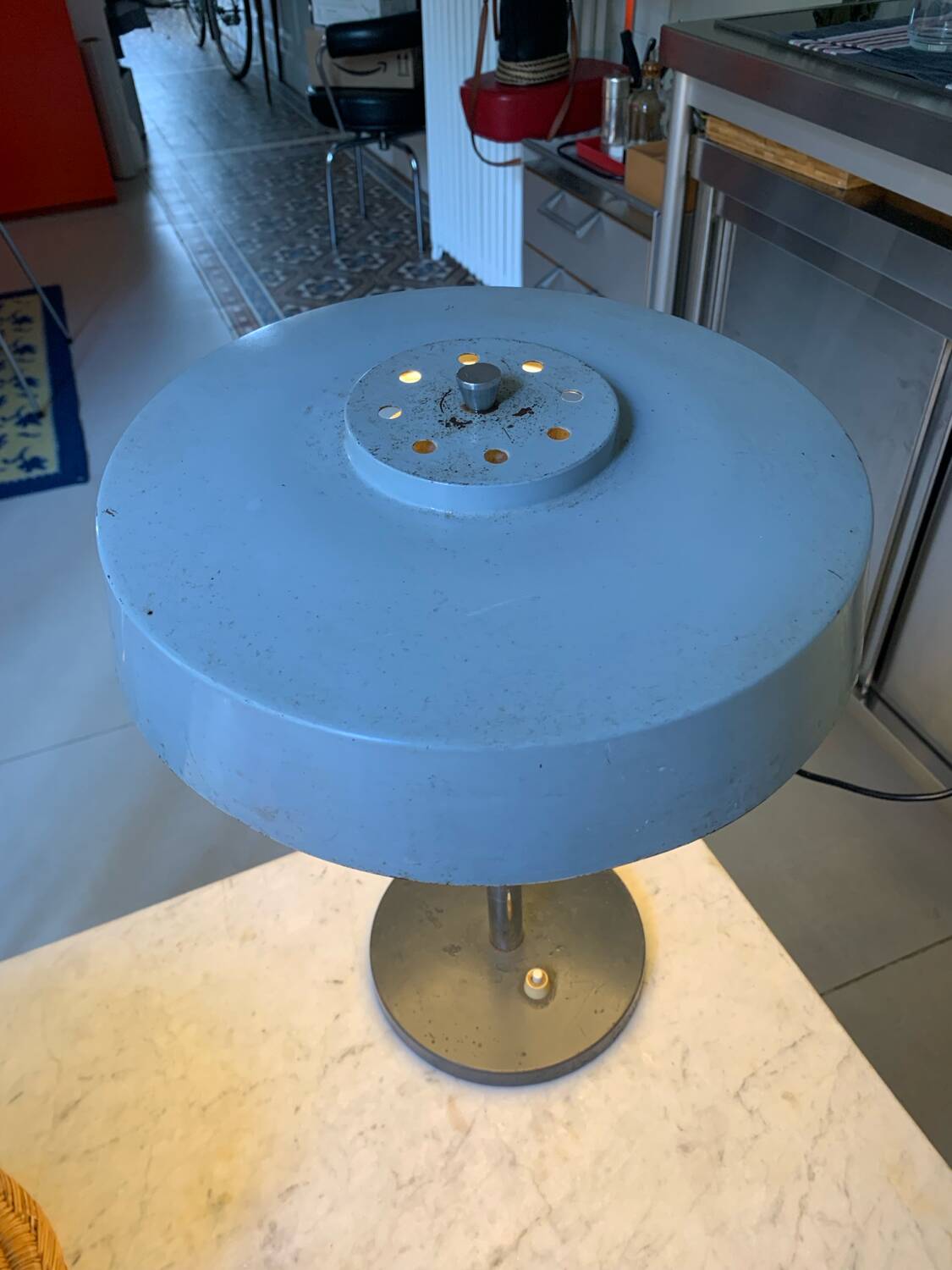 Grey industrial style lamp 50/60