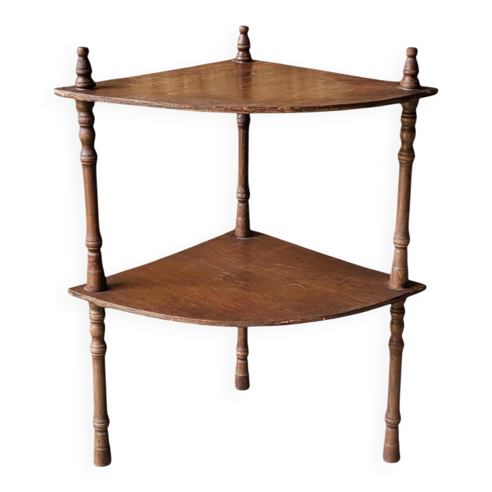 Mahogany corner shelf
