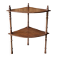 Mahogany corner shelf
