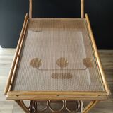 Vintage rattan service