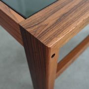 Banc en palissandre, design danois, années 1970, production : Danemark