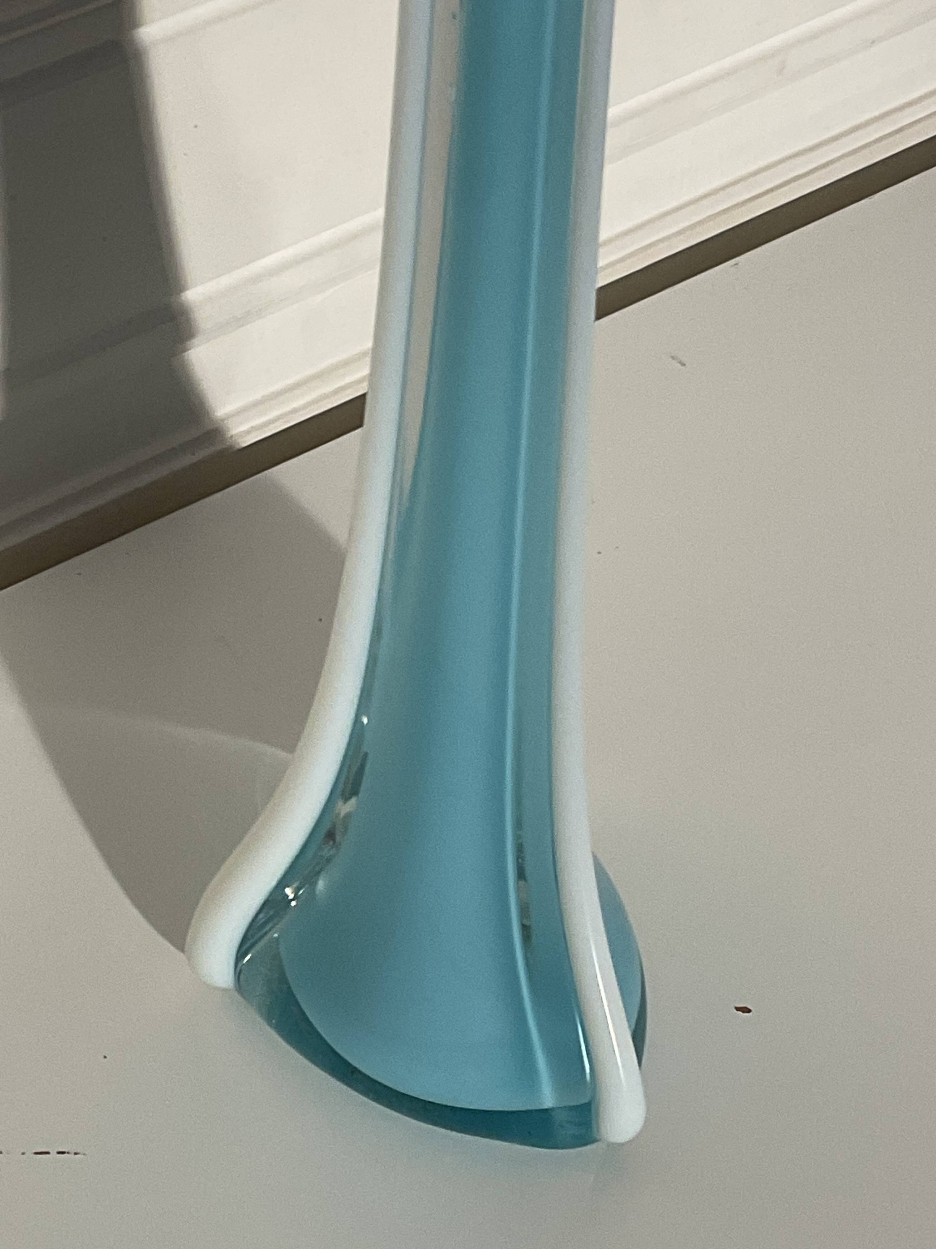 Large vintage Murano vase solitiflore