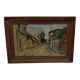Aquarelle Marlotte signé J.Vauviou 1954