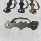 Vintage chrome drawer handle