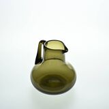 Blown glass carafe by Claude Morin, 1976