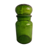 Pot d'apothicaire vert étanche en verre
