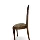 Ensemble de 6 chaises de salle à manger en noyer sculpté Art Déco, années 1920/1930