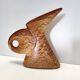 Brown Glazed Ceramic Tulip Vase by Giovanni Bertoncello for Schiavon
