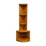 Corner - 70s teak corner shelf