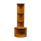 Corner - 70s teak corner shelf