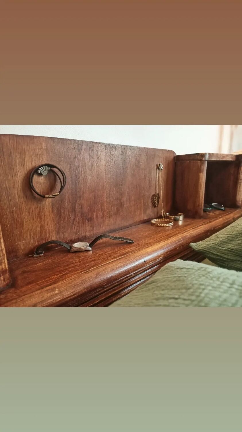 Antique headboard