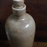 Enamelled stoneware bottle
