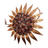 Soleil wall light with precious stones