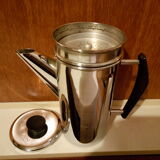 Cafetière  MENESA en Cuivre Chromé vintage 1950