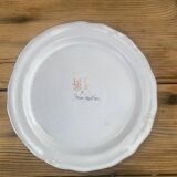 Assiette Moustiers signée