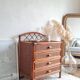 Commode en rotin circa années 70