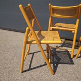 Pair of folding chairs cannes