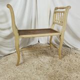 Old caned Louis XV style seat