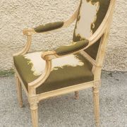 Louis xvi style upholstered armchair