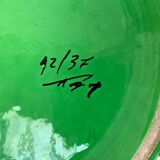 Italian ceramic platter from the mid-century by Bitossi for Rosenthal Netter, 1960s.