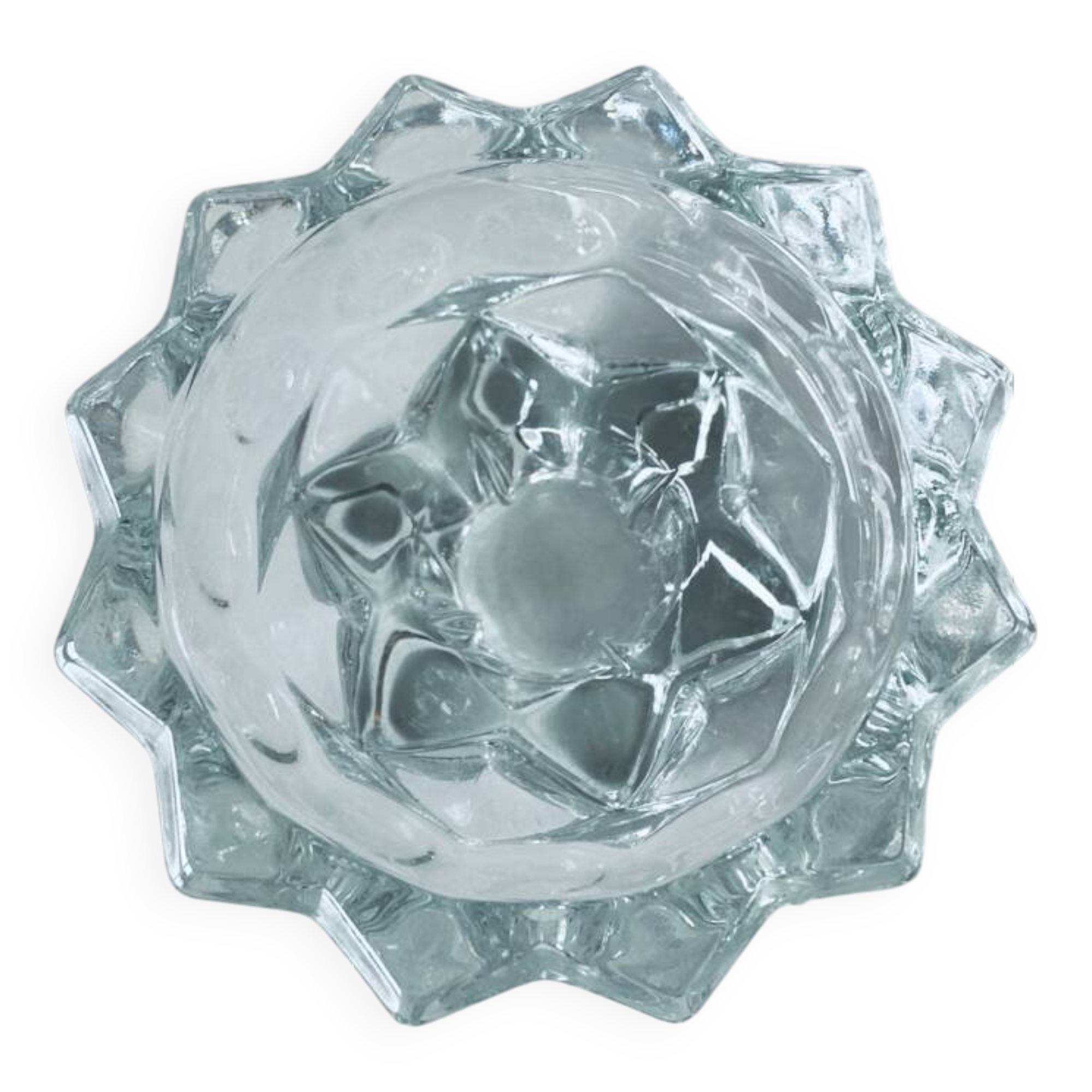 Crystal star candle holder