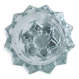 Bougeoir étoilé en cristal